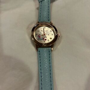 Sanrio Cinnamonroll Watch Cute Cartoon Rose Gold Belt Watch Women‘s Quartz